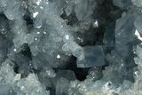 Sparkly, SKy-Blue Celestine (Celestite) Geode - Madagascar #344718-1